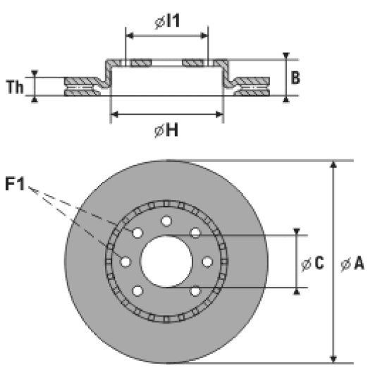 rt20913gl Rotinger Тормозной диск