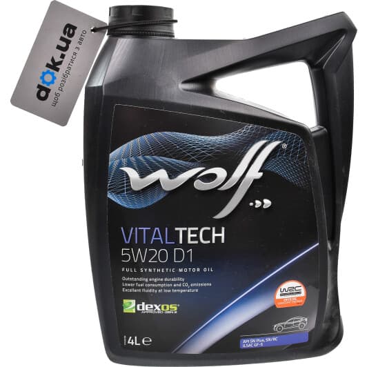 Wolf Vitaltech D1 5W-20 (4 л) моторное масло