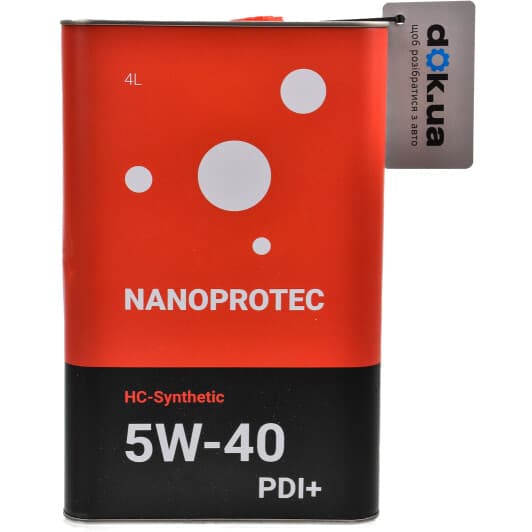 Nanoprotec PDI+ HC-Synthetic 5W-40 (4 л) моторное масло