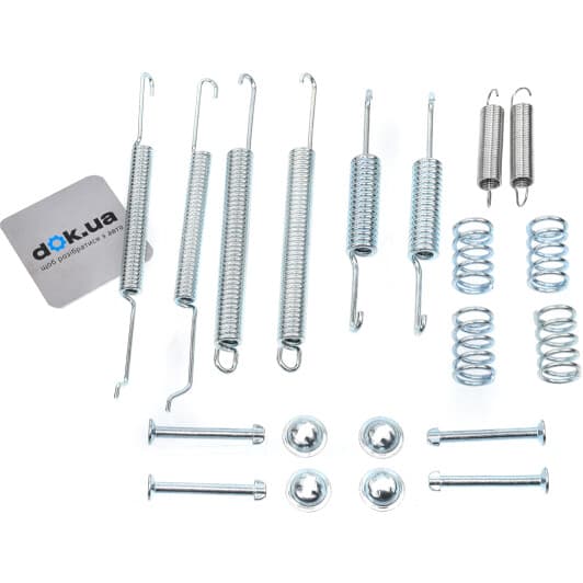 1070013 Kamoka Монтажный комплект барабанных тормозных колодок