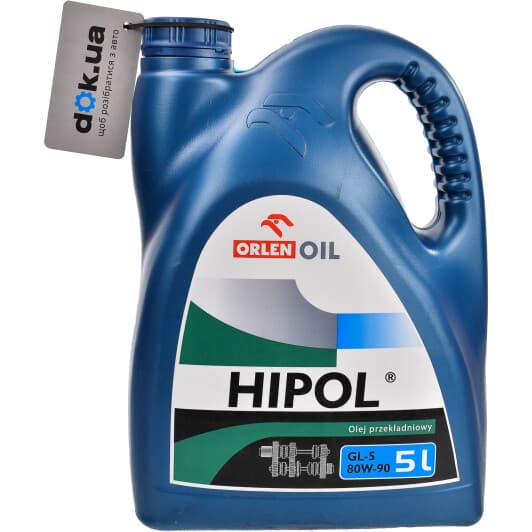 Orlen HIPOL GL-4 80W-90 (5 л) трансмісійна олива