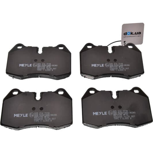 025 214 7118 Meyle Гальмівні колодки