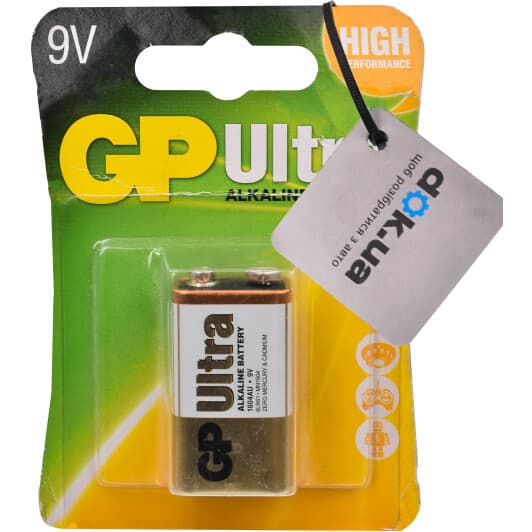 Батарейка GP Ultra Alkaline gp1604au PP3 (Krona) 9 V 1 шт