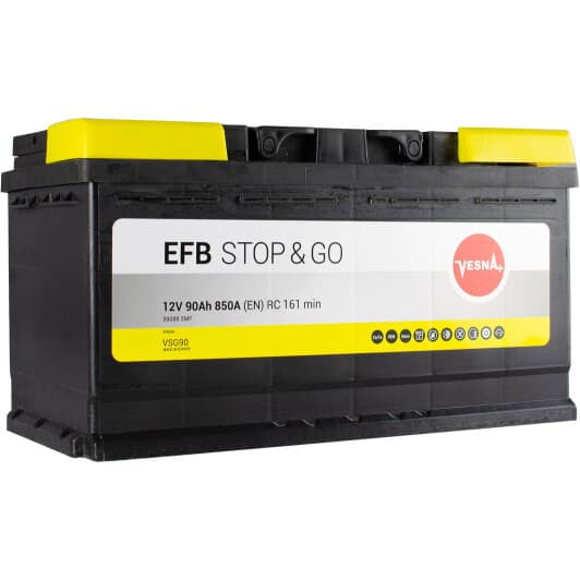 Аккумулятор Vesna 6 CT-90-R EFB 313090