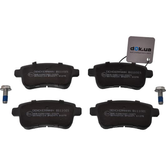 B111021 Denckermann Тормозные колодки