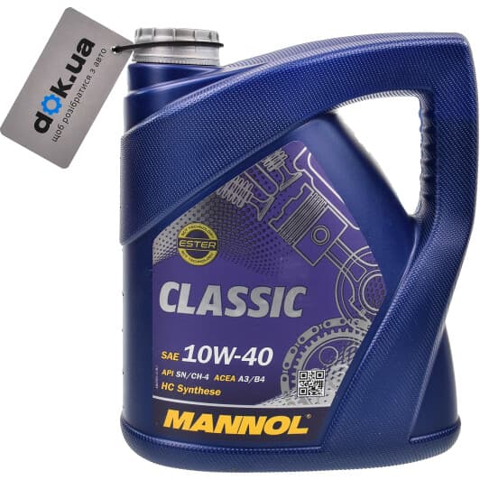 Mannol Classic 10W-40 (4 л) моторное масло