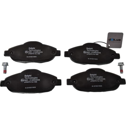 LP2070 Delphi Тормозные колодки
