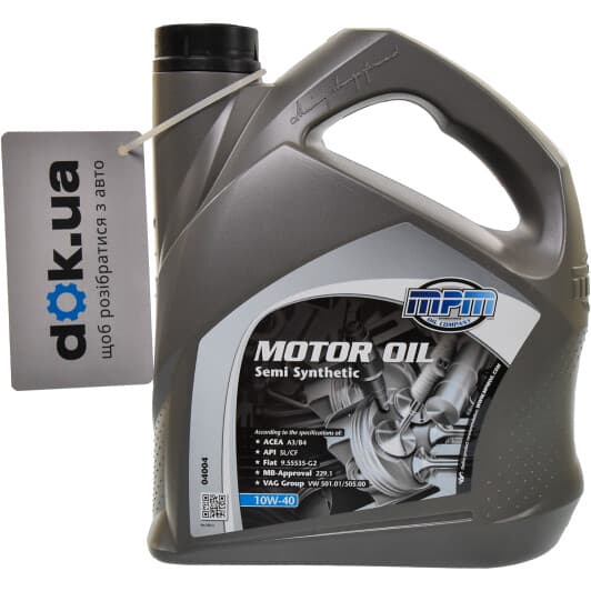 MPM Semi Synthetic 10W-40 (4 л) моторное масло