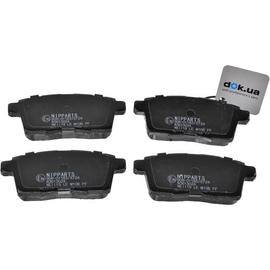 N3613024 Nipparts Гальмівні колодки