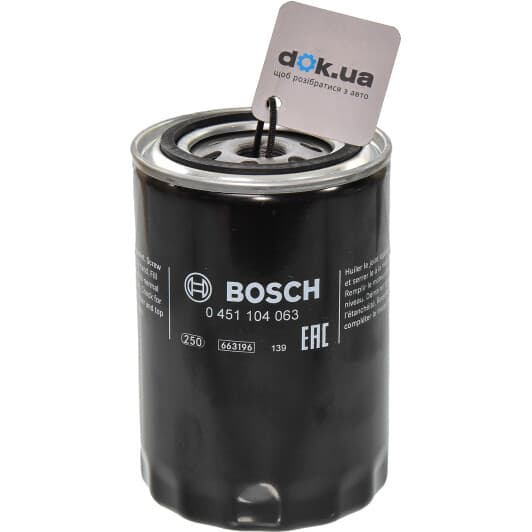 0 451 104 063 Bosch Масляный фильтр