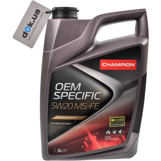 Champion OEM Specific MS-FE 5W-20 (5 л) моторное масло