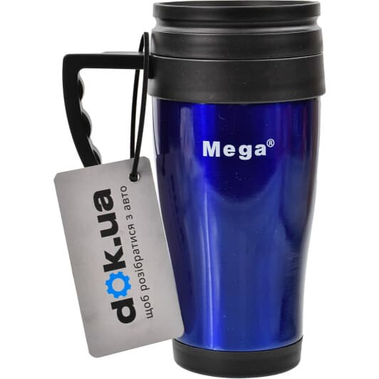 Mega PR040 400 мл, синя термокружка