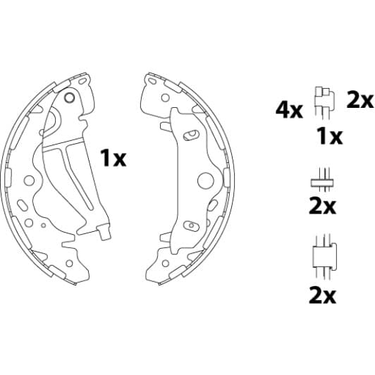 GS8820 TRW Тормозные колодки для Kia Carnival