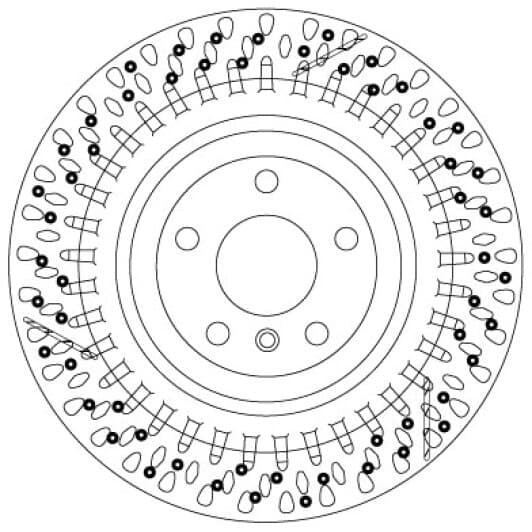 DF6835S TRW Тормозной диск