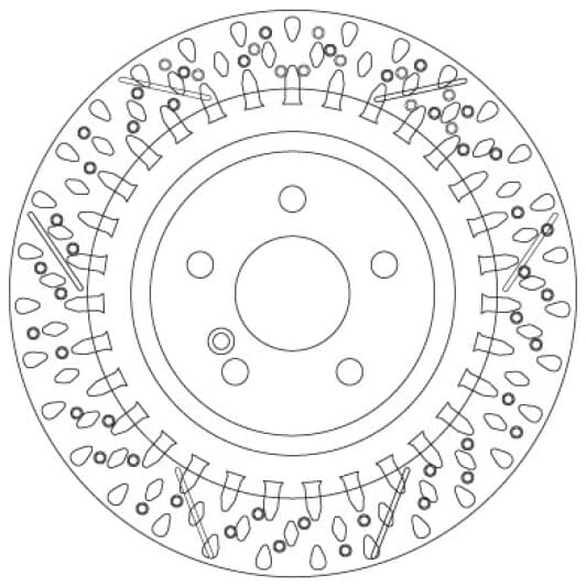 DF6900 TRW Тормозной диск