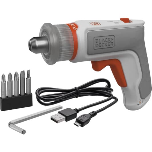 Электроотвертка BLACK+DECKER (ЗУ + биты)