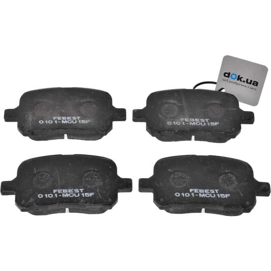 0101MCU15F Febest Гальмівні колодки