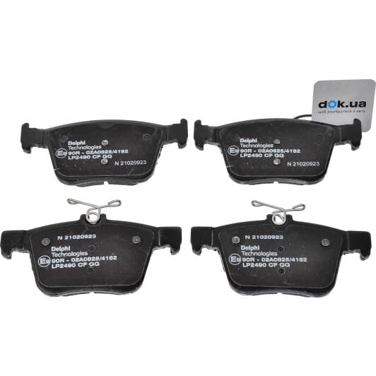 LP2490 Delphi Тормозные колодки