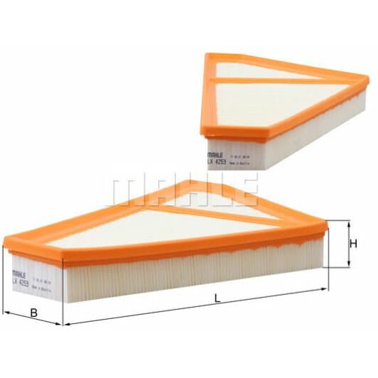 LX4253 Mahle Воздушный фильтр для Jaguar F-Type