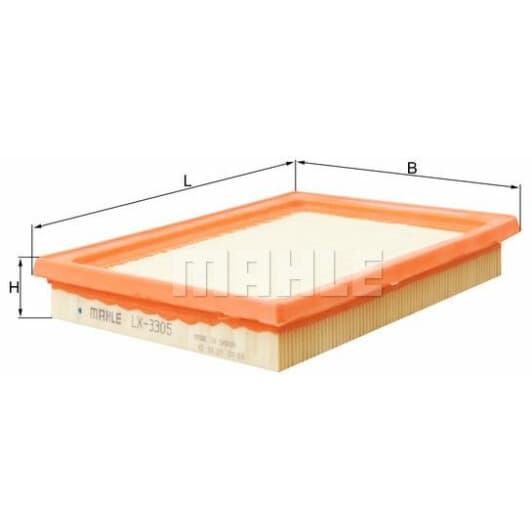 LX 3305 Mahle Воздушный фильтр