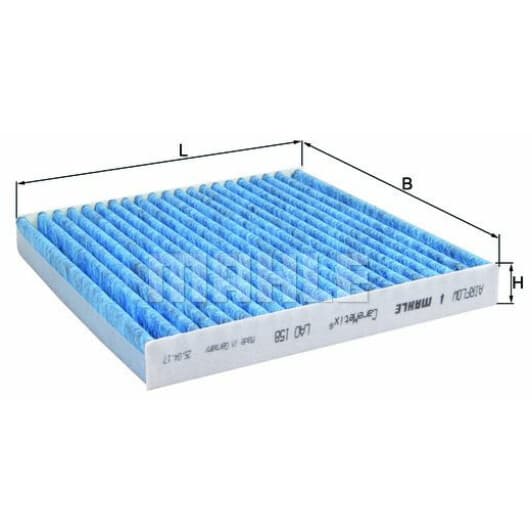 LAO158 Mahle Фільтр салону