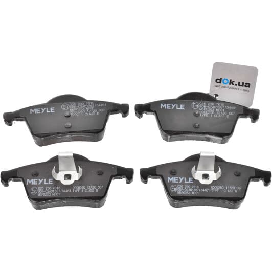 025 230 7616 Meyle Гальмівні колодки