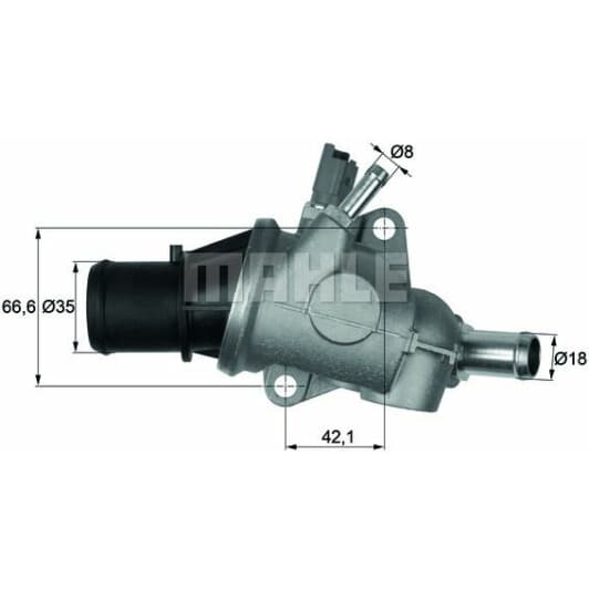 TI 167 88 Mahle Термостат для Alfa Romeo 147