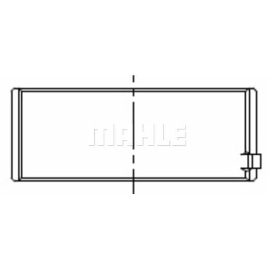 007 HL 20195 200 Mahle Підшипник колінчастого вала