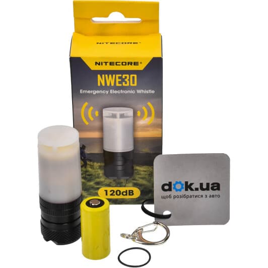 Кемпінговий ліхтар Nitecore Emergency Whistle NWE30