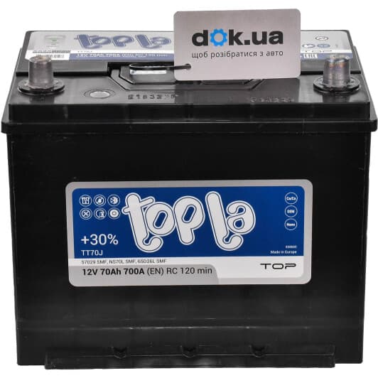 Аккумулятор Topla 6 CT-70-R Top JIS 118870