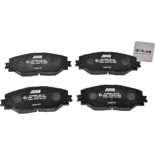 572569J Jurid Тормозные колодки