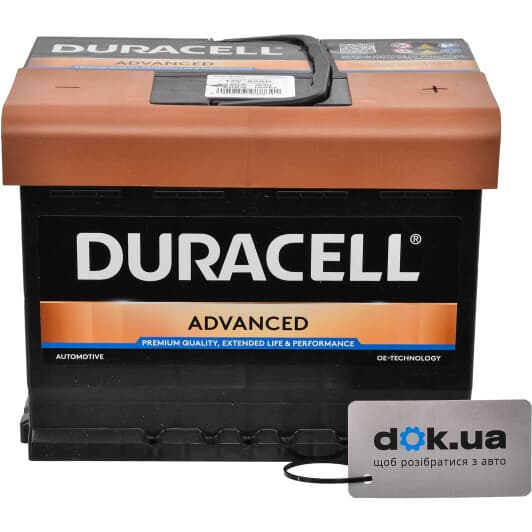 Акумулятор Duracell 6 CT-62-R Advanced DA62H