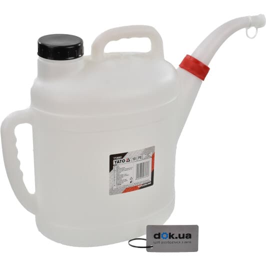 Канистра для технических жидкостей Yato, 10 л (YT-06987)
