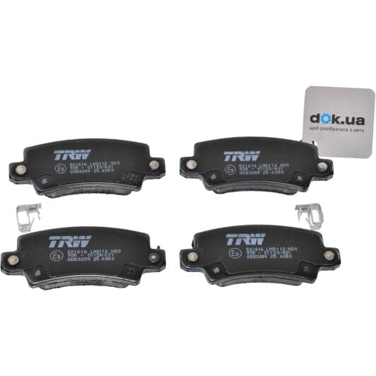 GDB3289 TRW Тормозные колодки для Toyota Corolla