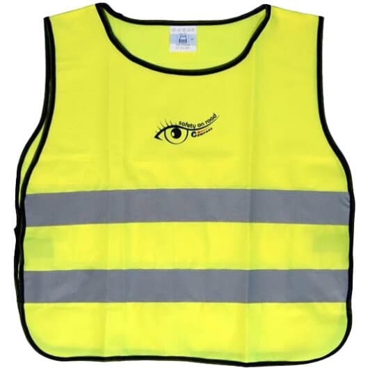 Жилет светоотражающий Carface желтый детский