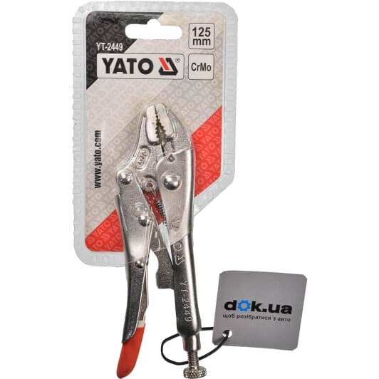 Обценьки затискні Yato YT-2449 125 мм