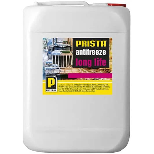 Prista Long Life красный готовый антифриз
