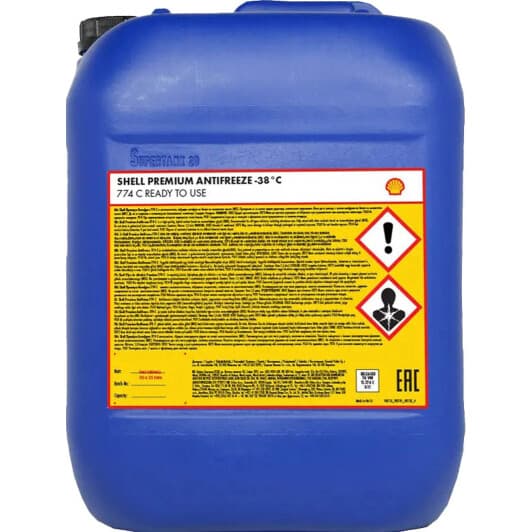 Shell Premium 774 С G11 зелений готовий антифриз
