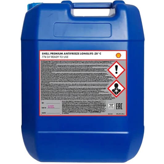 Shell Premium Long Life 774 D-F G12+ червоний готовий антифриз