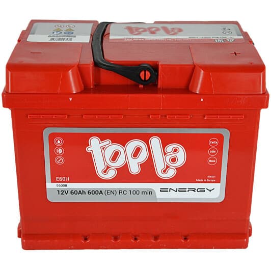 Аккумулятор Topla 6 CT-60-R Energy E60H