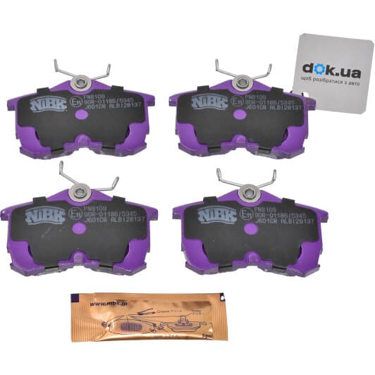PN8109 NiBK Гальмівні колодки для Honda Accord