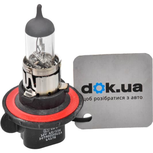 Автолампа Osram Original Line H13 P26.4t 60 W прозрачная 9008