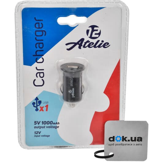 USB зарядка в авто 12 Atelie 951807