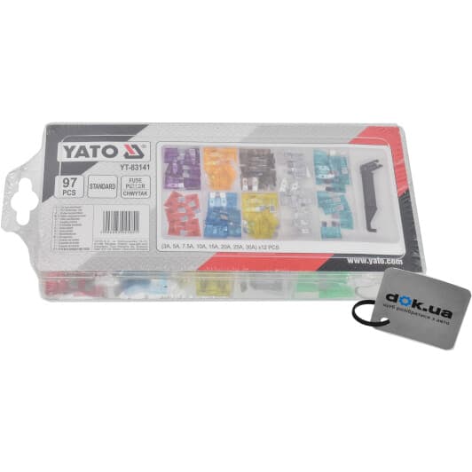 Набор предохранителей с экстрактором Yato YT-83141 FT midi (normal) 97 шт.