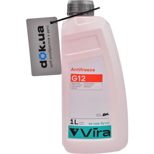 VIRA G12 красный -40 °C, 1 л (VI0040) готовый антифриз