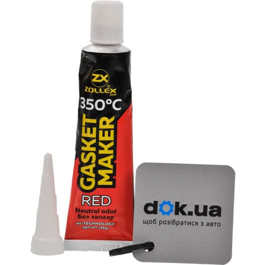 Zollex Gasket Maker (без запаха) червоний формувач прокладок