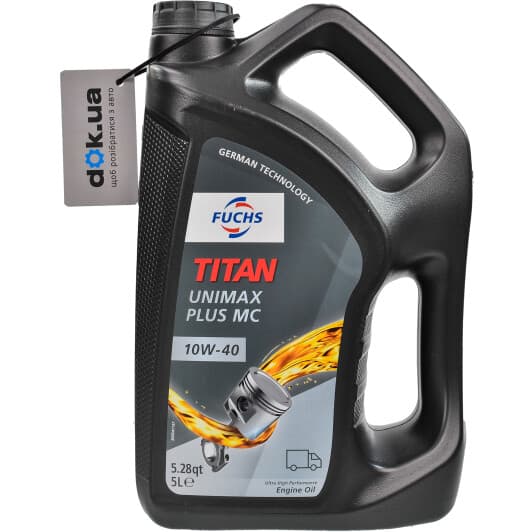 Fuchs Titan Unimax Plus MC 10W-40 (5 л) моторное масло