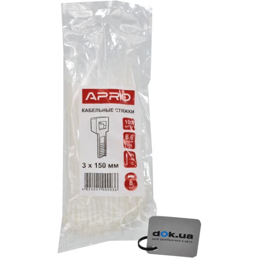 Стяжка Apro ctw3150 150 мм 3 мм 100 шт