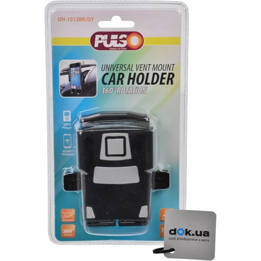 Тримач для телефона Pulso UH-1012BK/GY