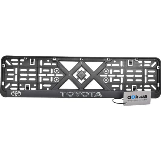 Рамка номерного знака BI-PLAST BP-289 колір чорний на Toyota